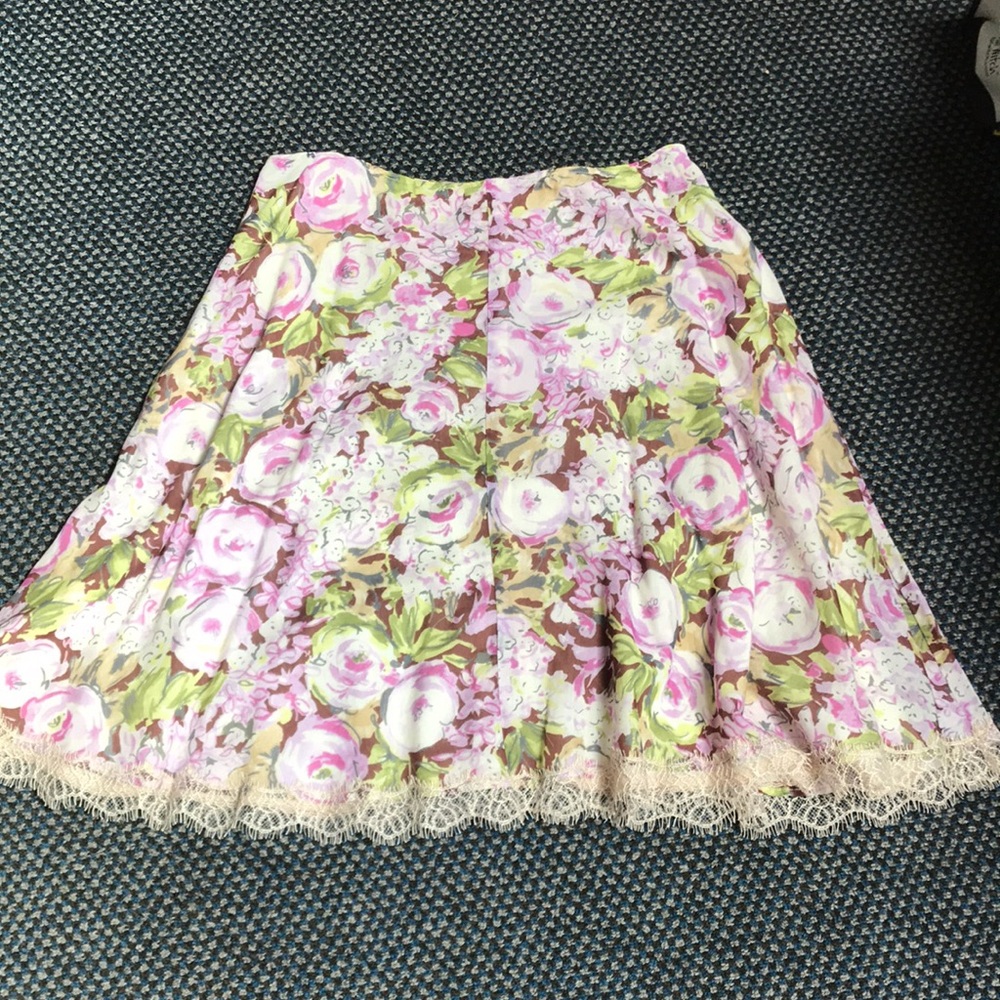 Only Hearts NYC Helena Stuart Floral Skirt L